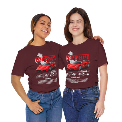 Ferrari Enzo Unisex Graphic Tee - Car Enthusiast T-shirt - CreativeRino