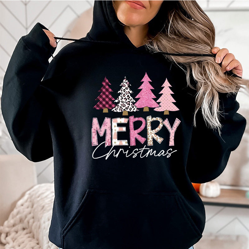 Cozy Christmas Fleece Hoodie for Women | Festive Graphic Pullover Sweatshirt with Drawstring | Ultimate Holiday Comfort Wear eprolo