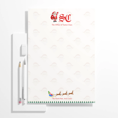 Santa Claus Letterhead Christmas Template - CreativeRino