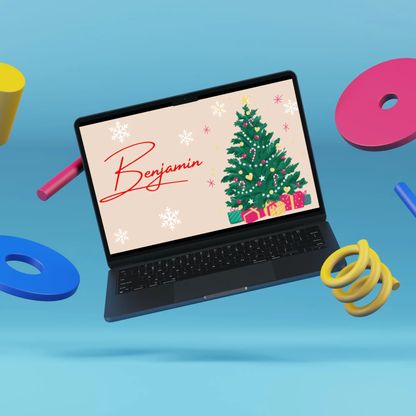 Christmas Placecards Template - CreativeRino