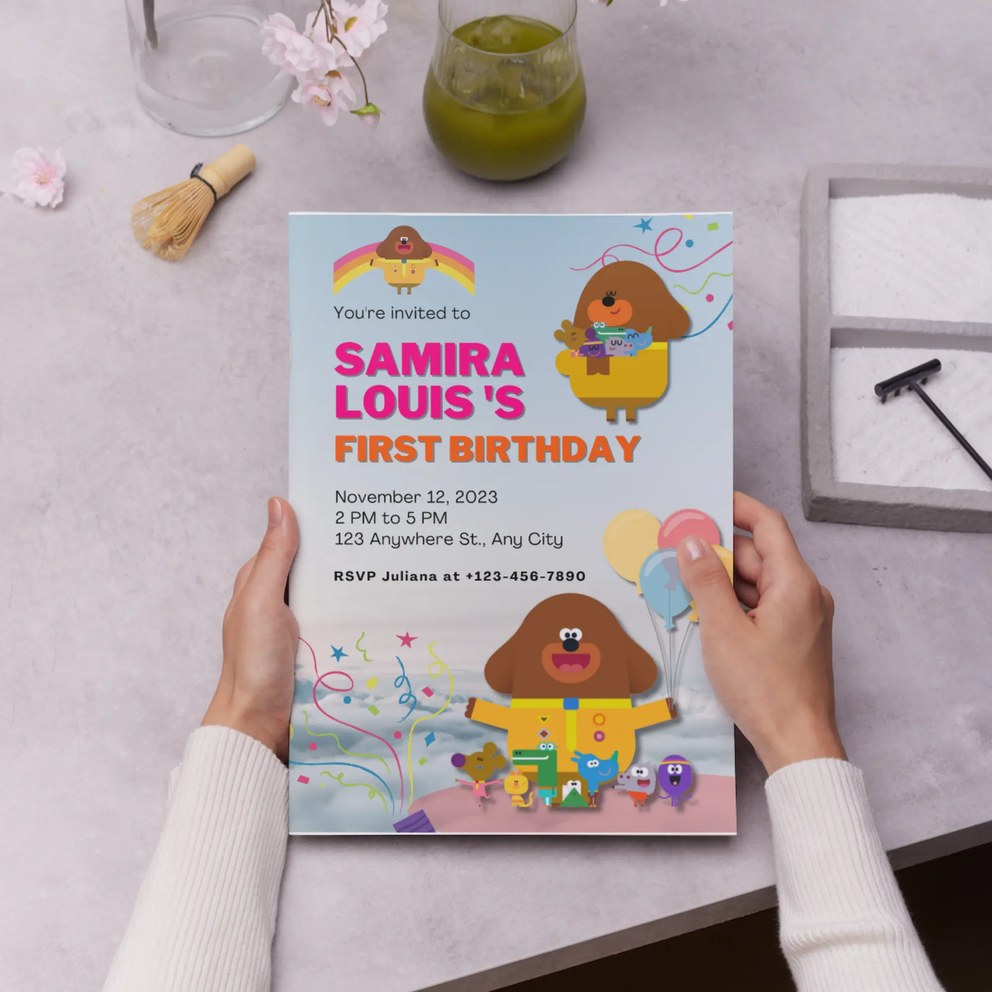 Hey Duggee Birthday Invitation Template - CreativeRino