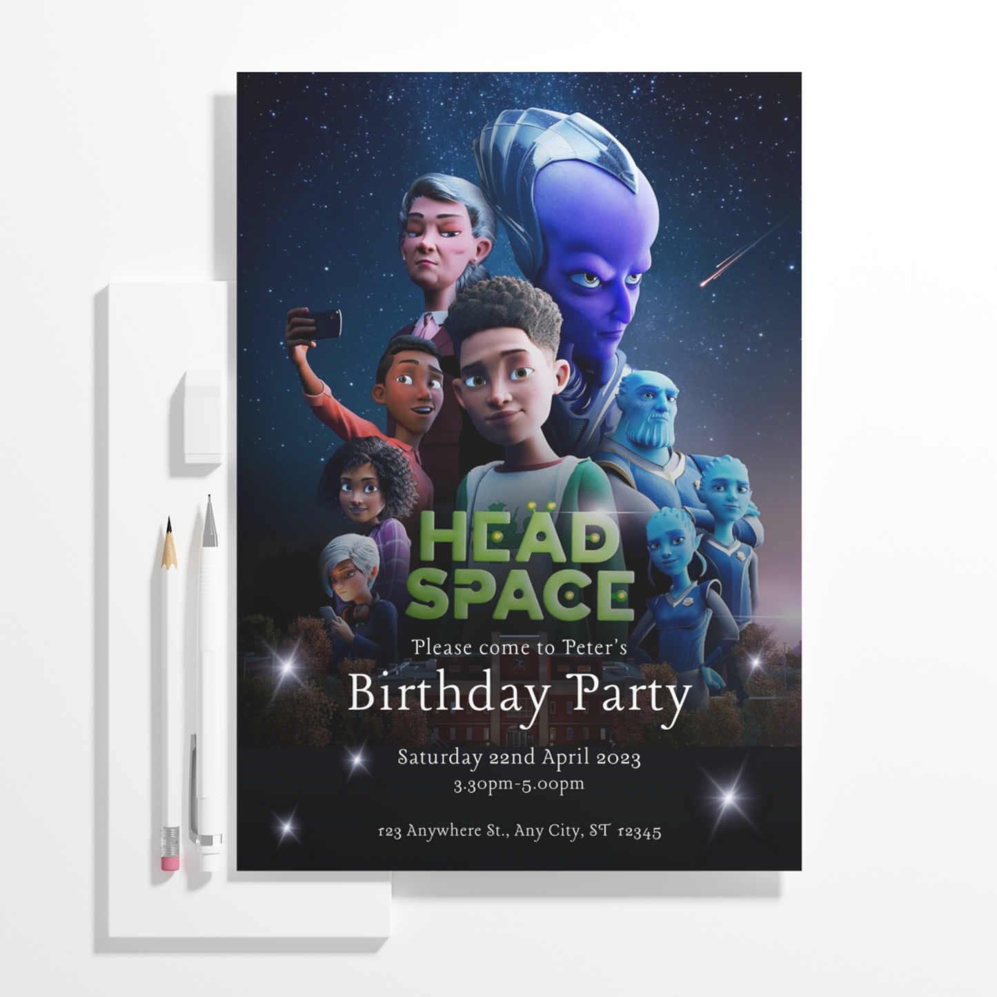 Headspace Birthday Invitation Template