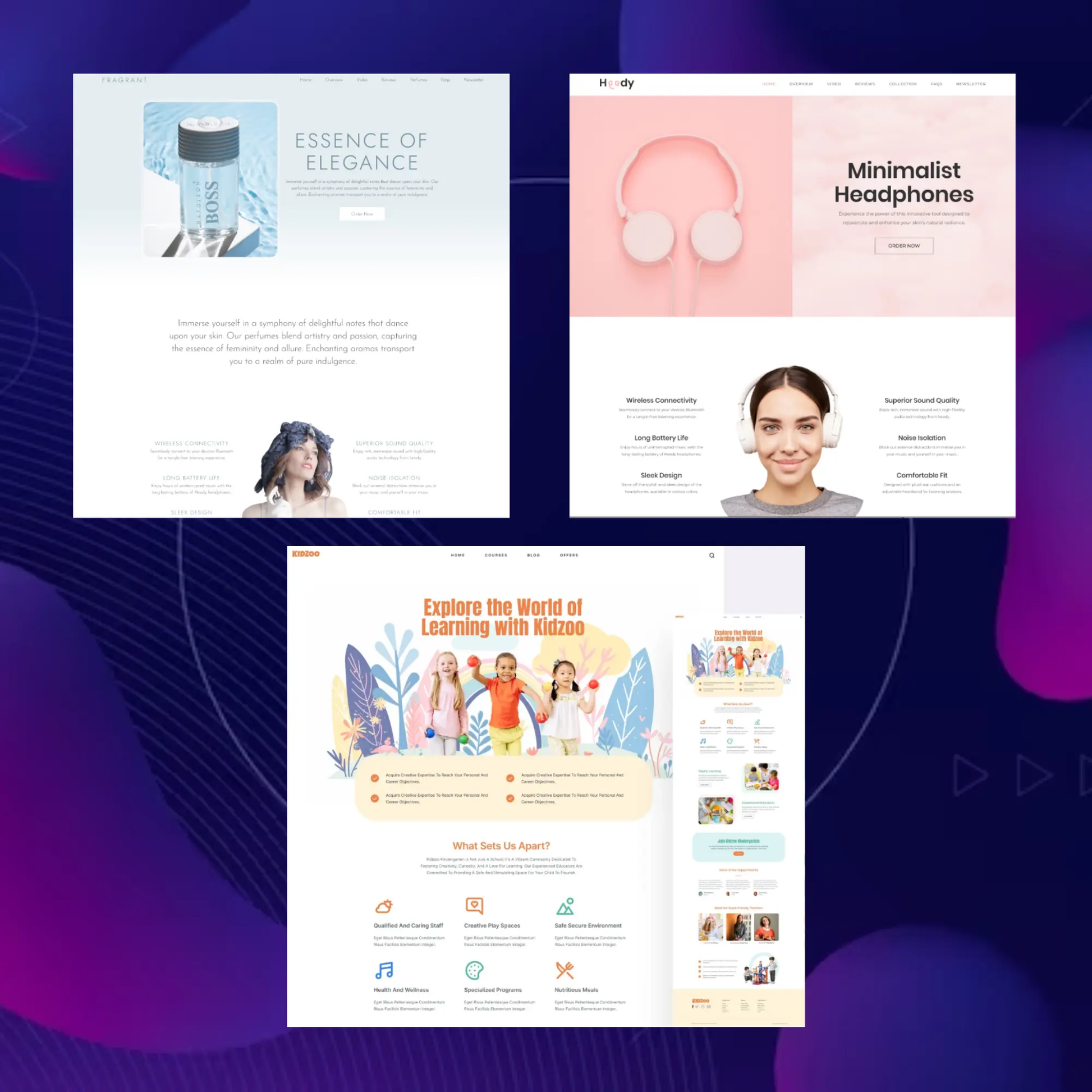 80+ Figma Website Template Bundle | Figma Landing Page Template | Figma Web Design Template CreativeRino