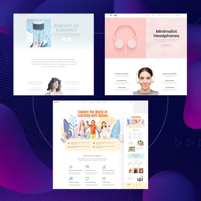 80+ Figma Website Template Bundle | Figma Landing Page Template | Figma Web Design Template CreativeRino