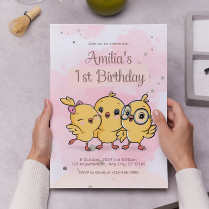 Canticos Birthday Party Invitation Template - CreativeRino