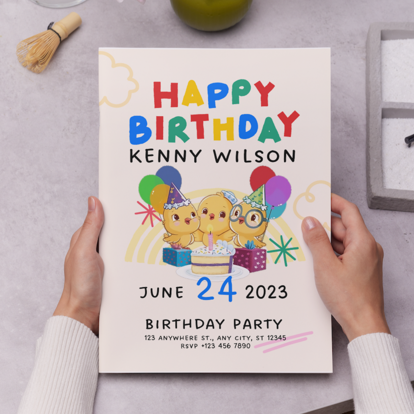 Canticos Birthday Party Invitation Template