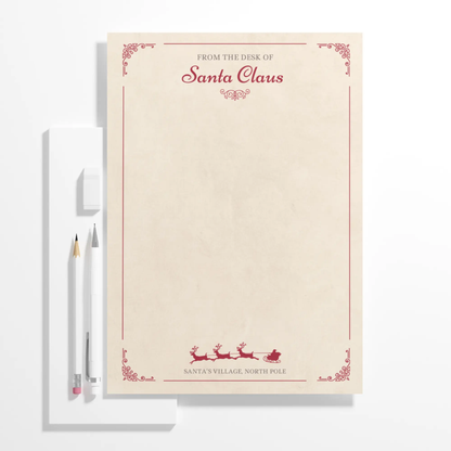 Santa Claus Letterhead Christmas Template - CreativeRino