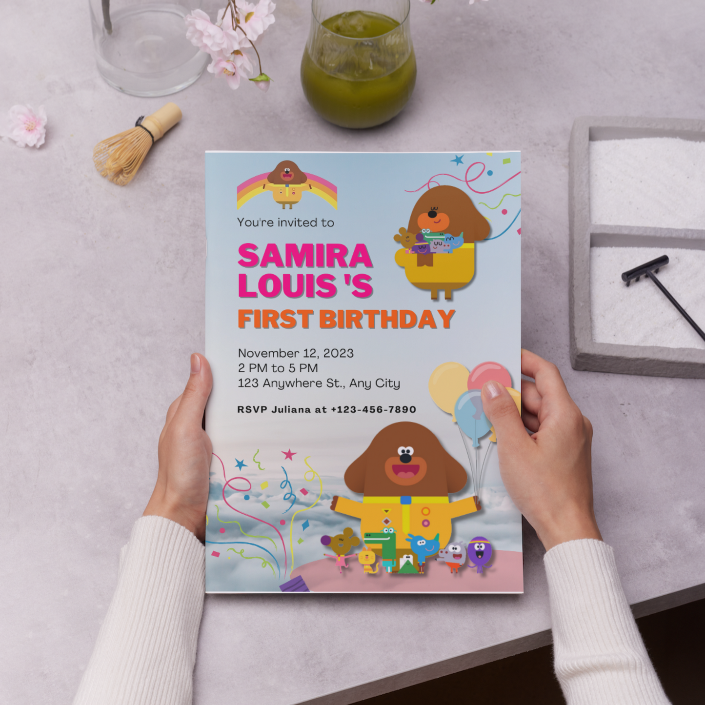 Hey Duggee Birthday Invitation Template