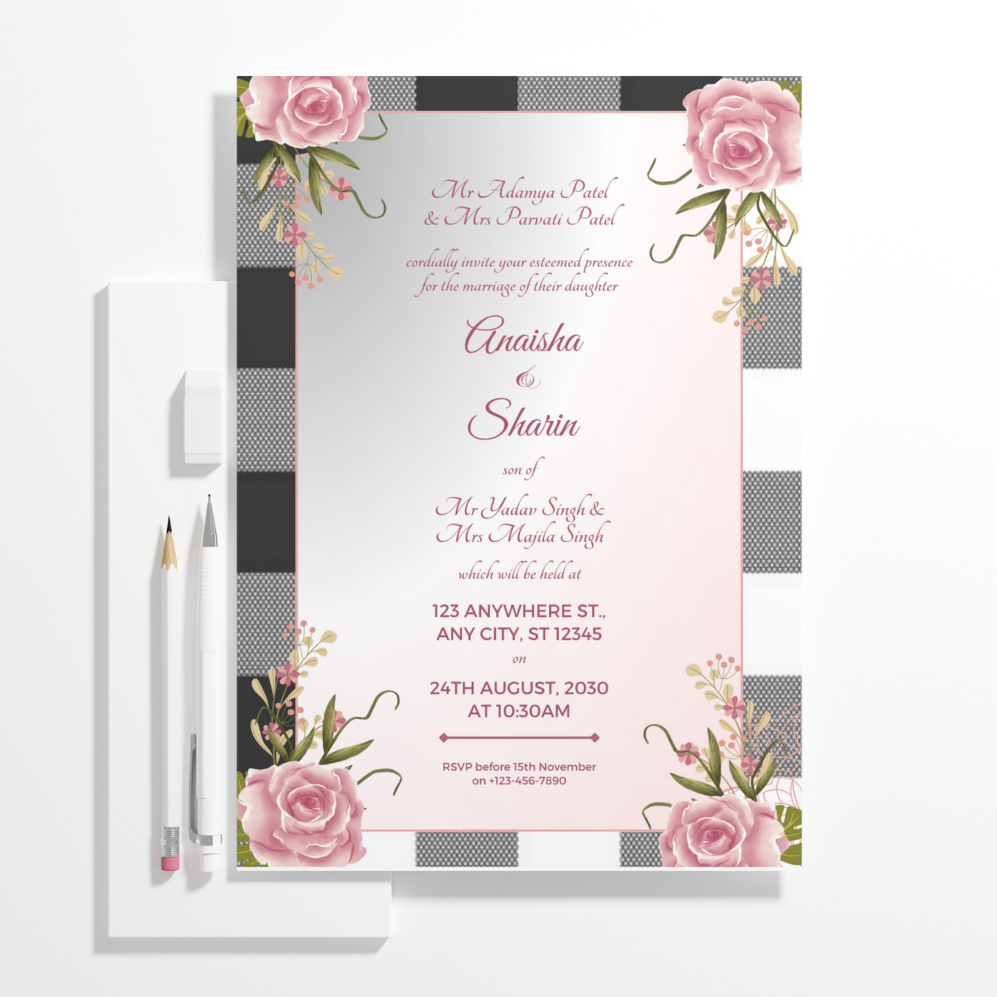 Mackenzie Wedding Invitation Template