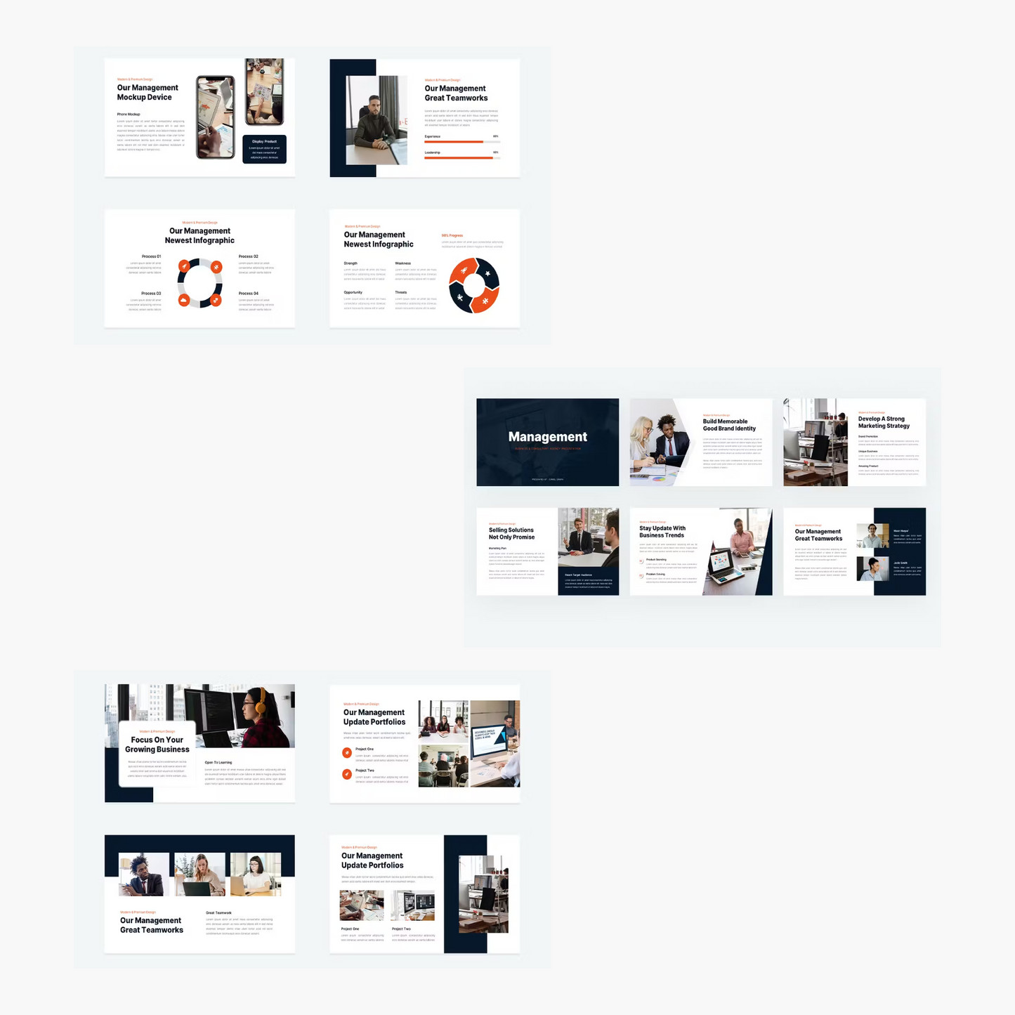 5 Consulting Powerpoint Presentation Template Bundle | Finance Business Mentoring Management Strategy Consulting PowerPoint Template