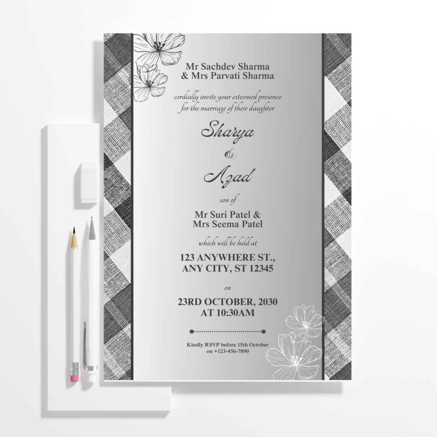 Mackenzie Wedding Invitation Template