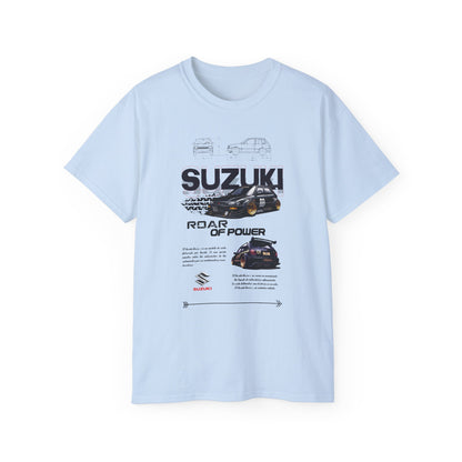 Suzuki Roar of Power Unisex Ultra Cotton Tee - Perfect T-shirt for Car Enthusiasts - CreativeRino