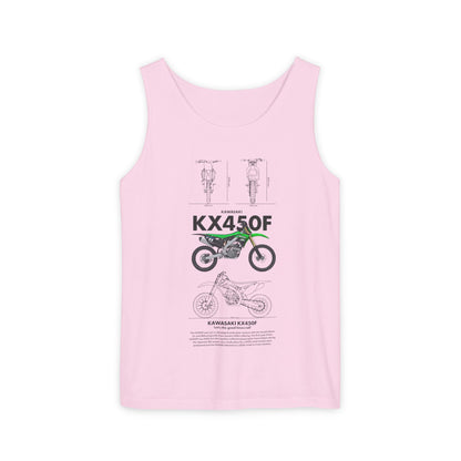 Kawasaki KX450F Motorcycle Graphic Unisex Tank Top - Perfect Tank Top for Riders and Outdoor Enthusiasts - CreativeRino
