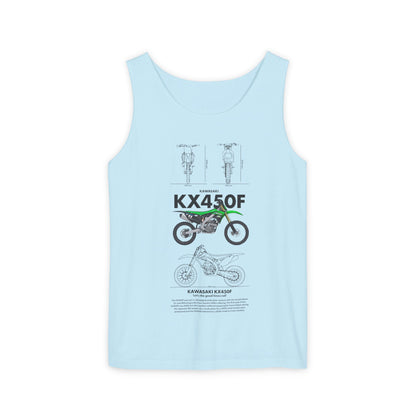 Kawasaki KX450F Motorcycle Graphic Unisex Tank Top - Perfect Tank Top for Riders and Outdoor Enthusiasts - CreativeRino