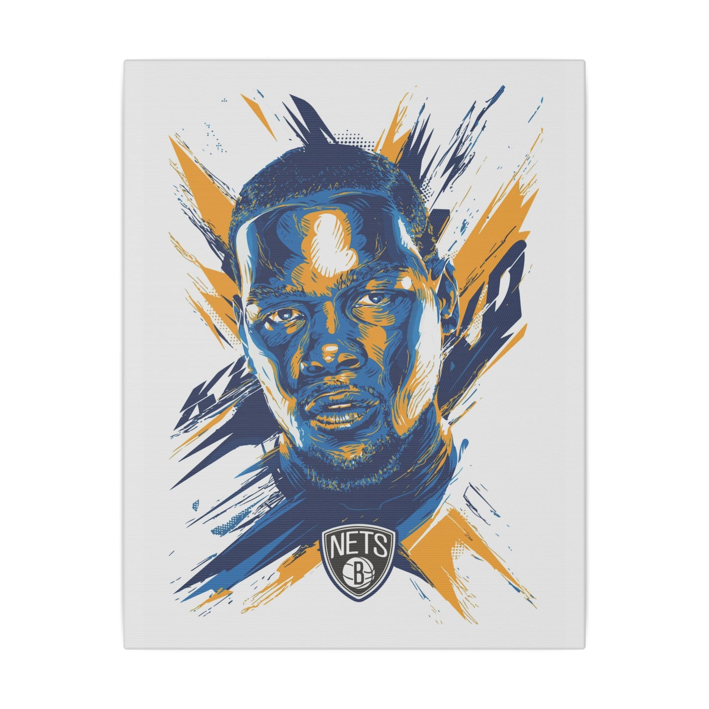 Brooklyn Nets Player Art Canvas - Kevin Durant Wall Decor - CreativeRino