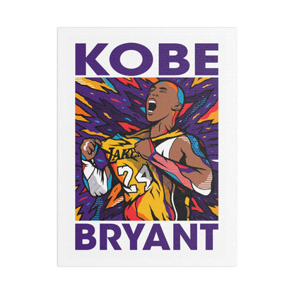 Kobe Bryant Inspired Satin Canvas Wall Art - CreativeRino