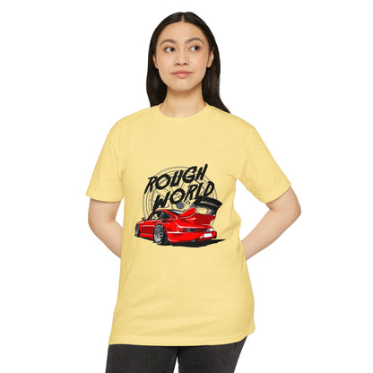 Rough Word Graphic Unisex T-Shirt – Perfect T-shirt for Car Enthusiasts - CreativeRino