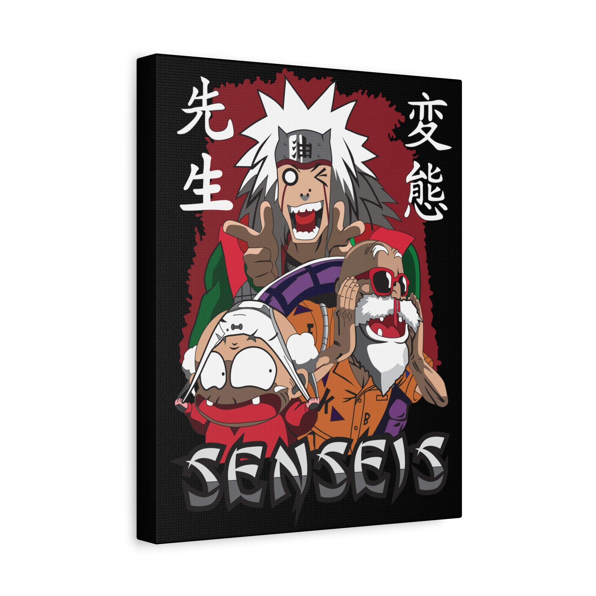 Anime Art Canvas - Senseis Wall Decor, Perfect for Naruto Fans and Collectors - CreativeRino