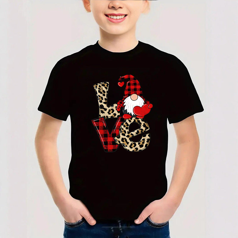 Combed Cotton Christmas Graphic T-Shirt | New Short Sleeve Round Neck | Boys & Girls Festive Kids Clothing Tee eprolo