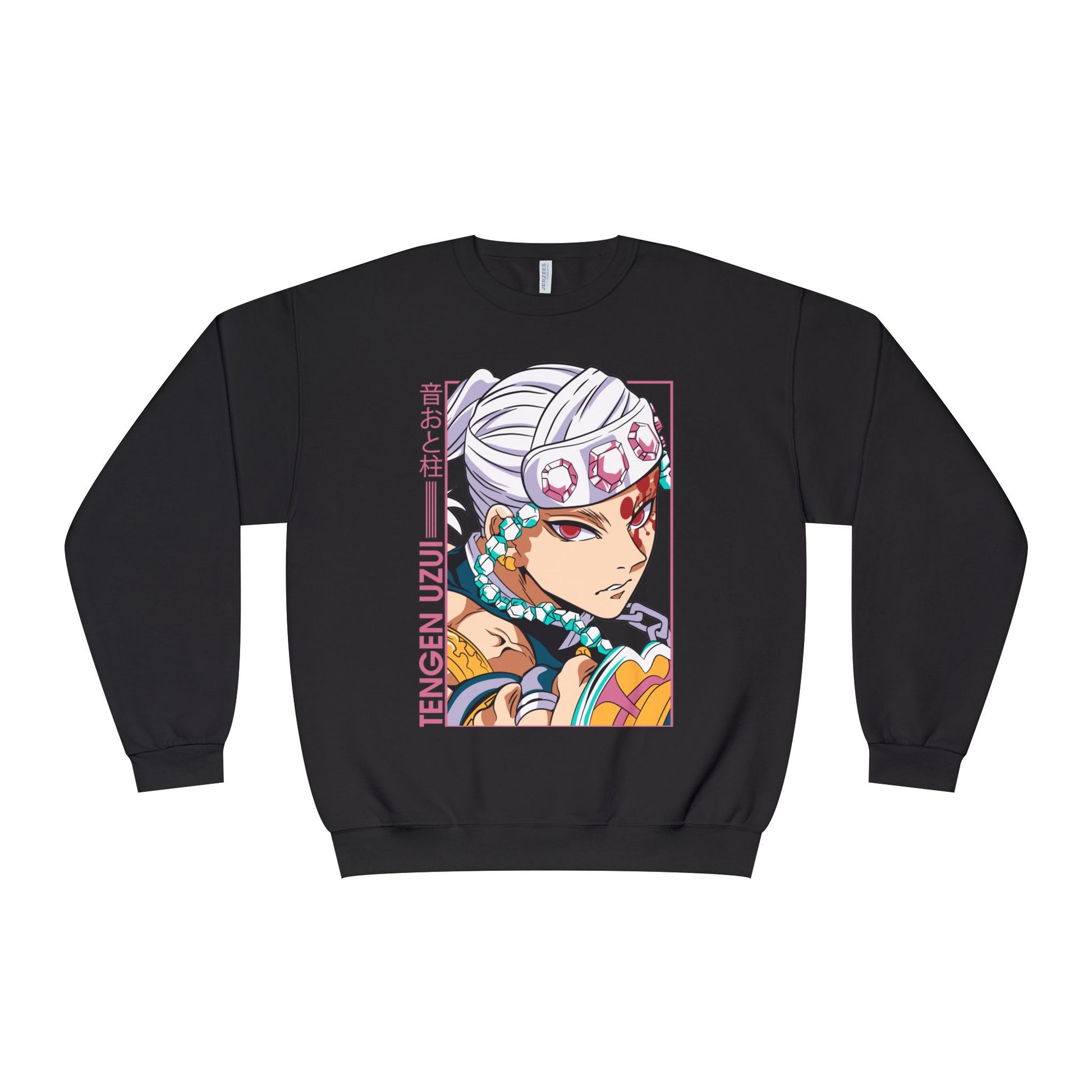 Tengen Uzui Anime-Inspired Unisex Crewneck Sweatshirt - Demon Slayer Design - CreativeRino