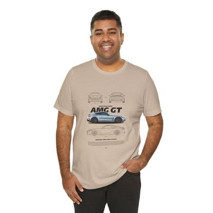 AMG GT Unisex Jersey Short Sleeve Tee - Perfect for Car Enthusiasts - CreativeRino