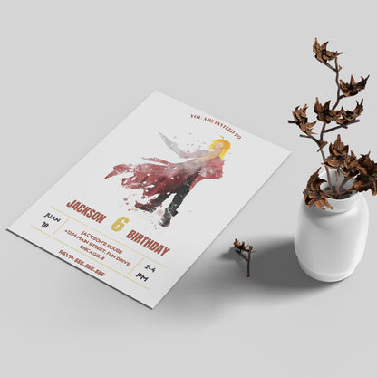 Fullmetal Alchemist  Birthday Invitation Template - CreativeRino