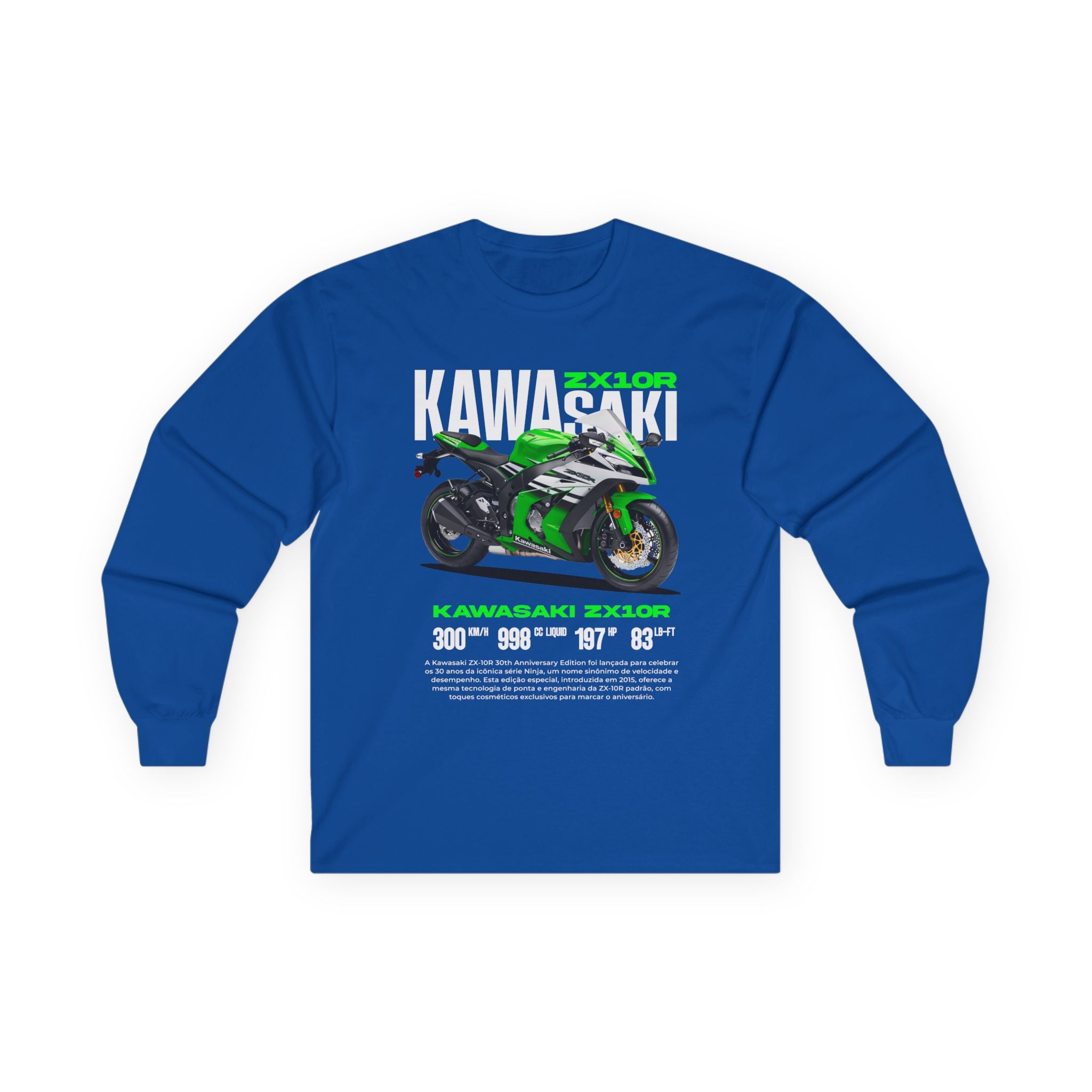 Kawasaki Ninja ZX-10R Unisex Ultra Cotton Long Sleeve Tee