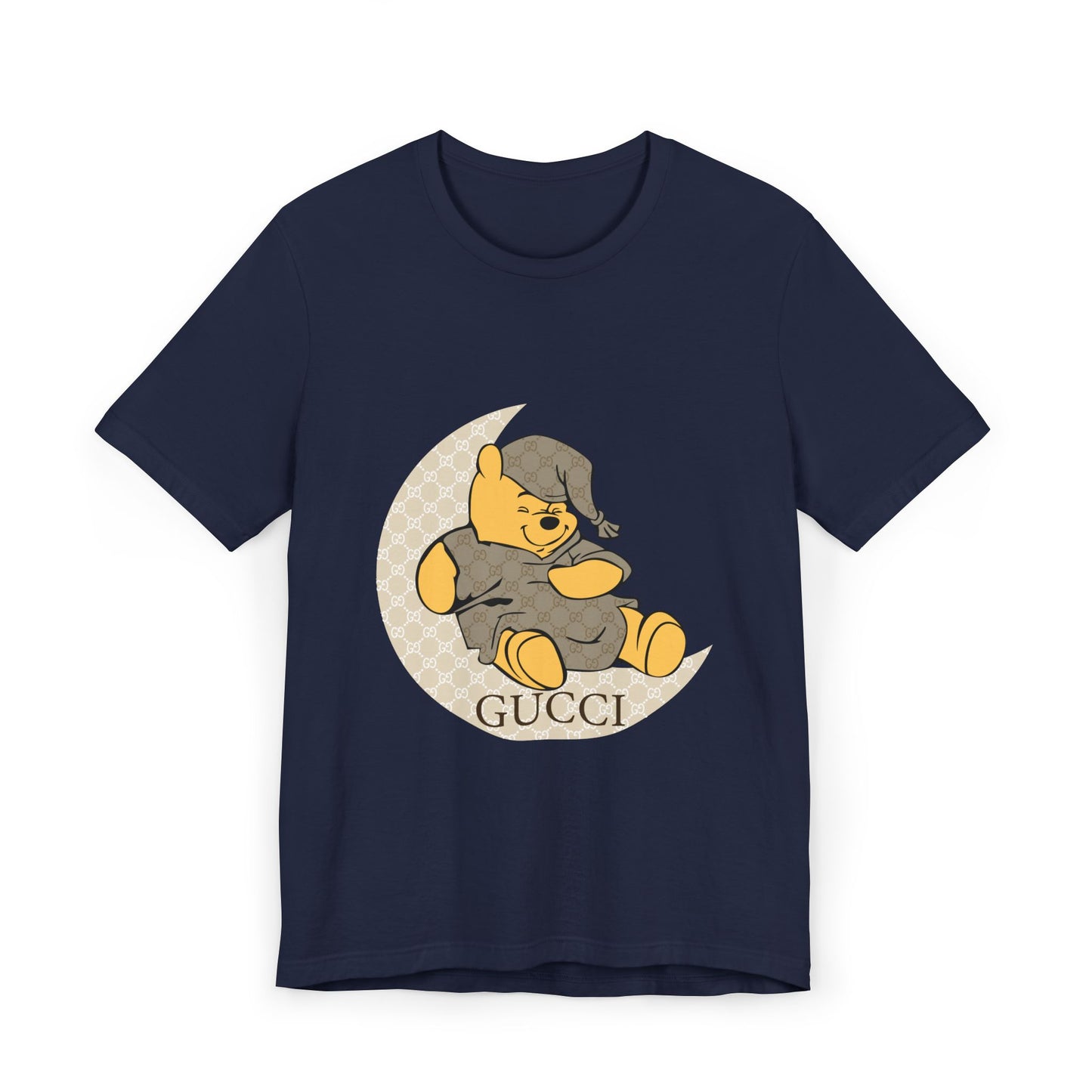 Cozy Sleepy Bear Unisex Jersey T-Shirt - CreativeRino
