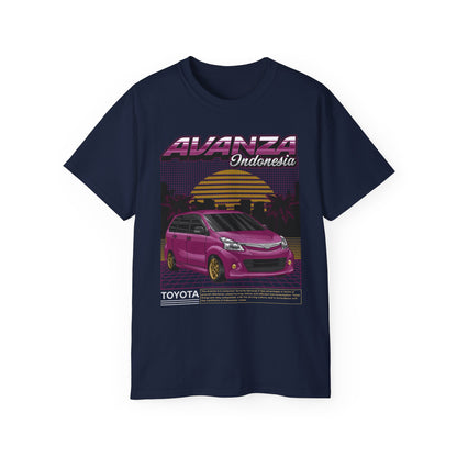 Retro Toyota Avanza Graphic Tee - Perfect T-shirt for Car Enthusiasts - CreativeRino