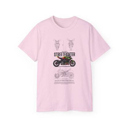 Ducati Streetfighter V4 Unisex Ultra Cotton Tee - Stylish Motorcycle T-shirt for Riders - CreativeRino