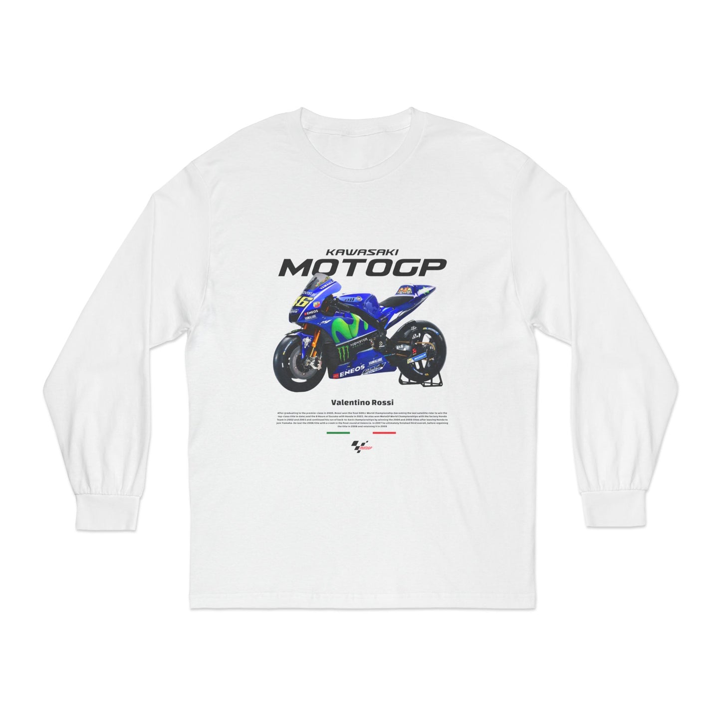 MotoGP Unisex Classic Long Sleeve T-Shirt Valentino Rossi Design - CreativeRino