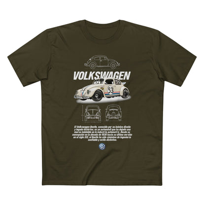 Retro Volkswagen Beetle Tee - Classic Car Lover's Staple - CreativeRino