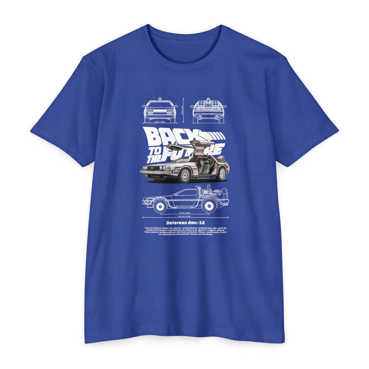 Back to the Future DeLorean Unisex T-Shirt - Retro Movie T-shirt - CreativeRino