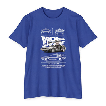 Back to the Future DeLorean Unisex T-Shirt - Retro Movie T-shirt - CreativeRino