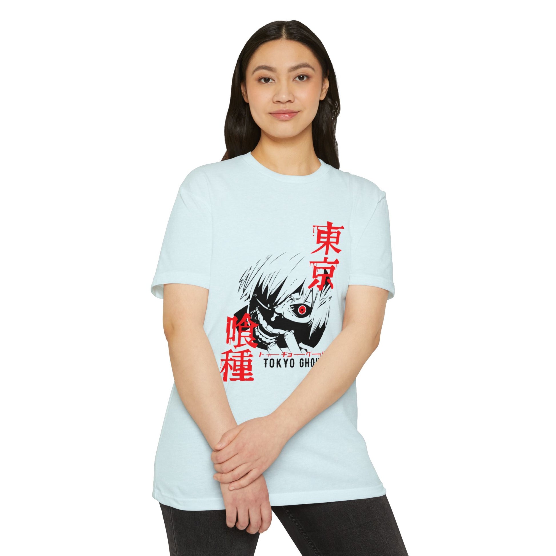 Tokyo Ghoul Unisex CVC Jersey T-shirt - Anime Graphic Tee - CreativeRino