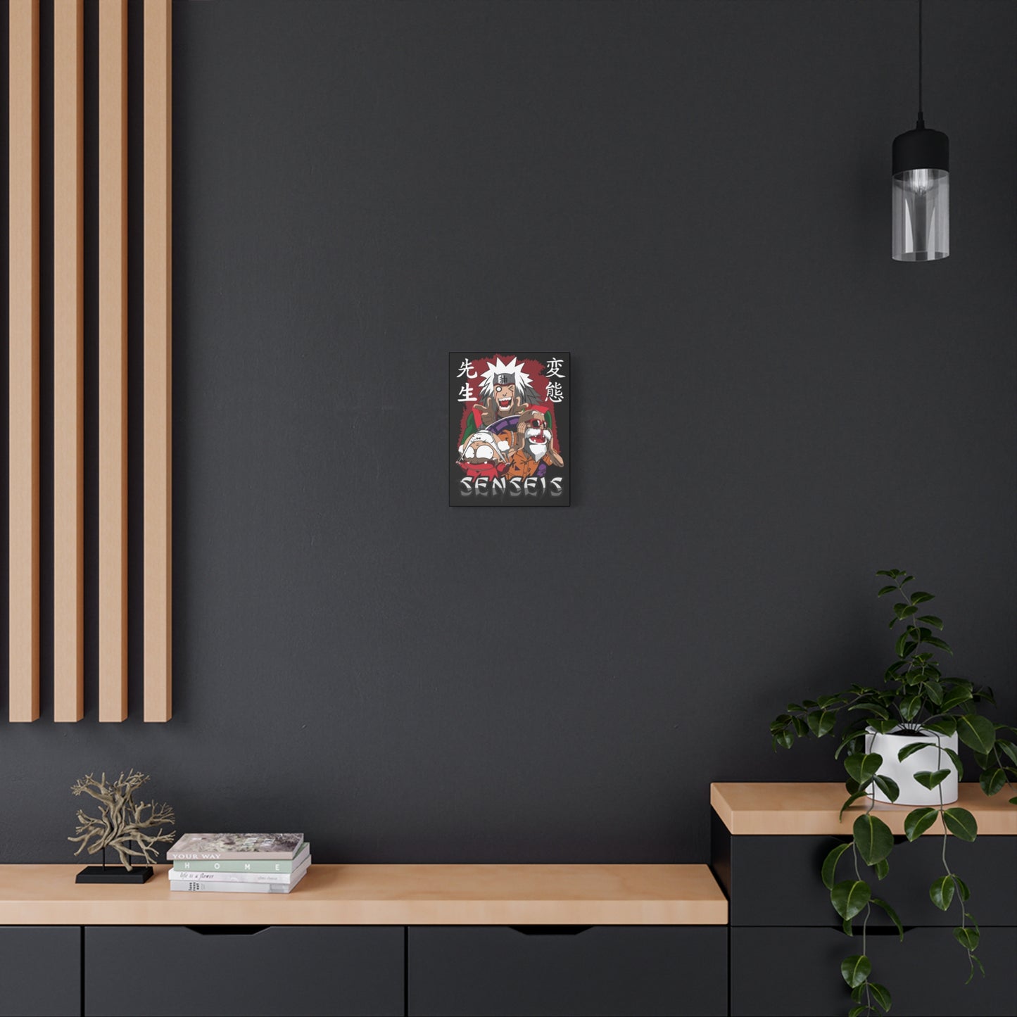 Anime Art Canvas - Senseis Wall Decor, Perfect for Naruto Fans and Collectors - CreativeRino