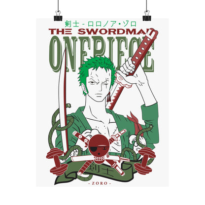 Anime Matte Vertical Posters One Piece Home Decor - CreativeRino