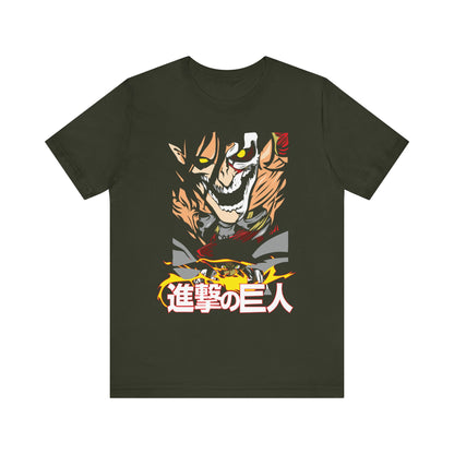 Attack on Titan Unisex Jersey Tee - Epic Anime Graphic T-Shirt - CreativeRino
