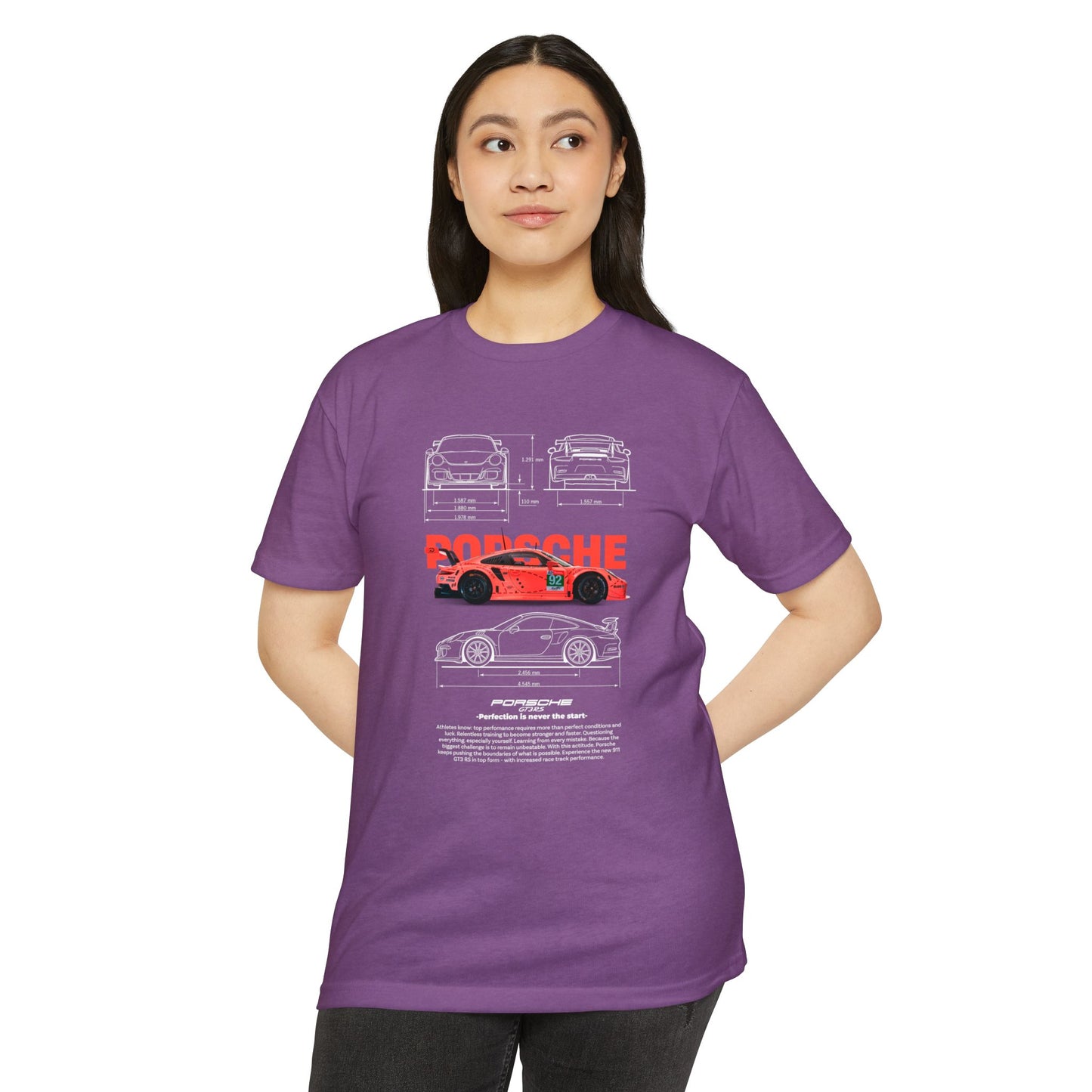 Porsche Gt3rs Vintage Graphic Unisex T-Shirt | Perfect Gift for Car Enthusiasts - CreativeRino