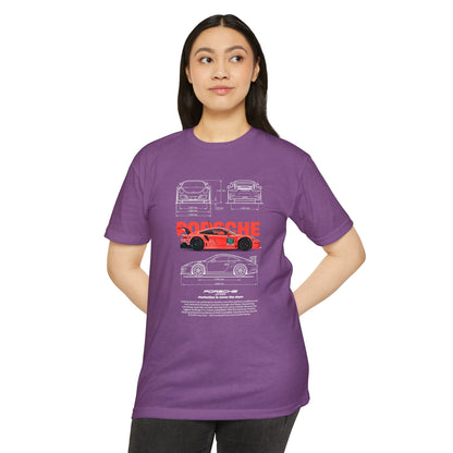 Porsche Gt3rs Vintage Graphic Unisex T-Shirt | Perfect Gift for Car Enthusiasts - CreativeRino