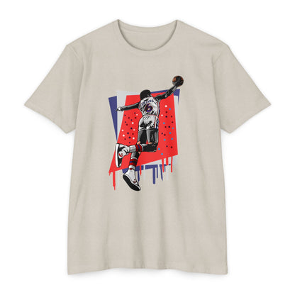 Julius Erving Basketball T-shirt - Jump Shot Design for Sports Fans - CreativeRino