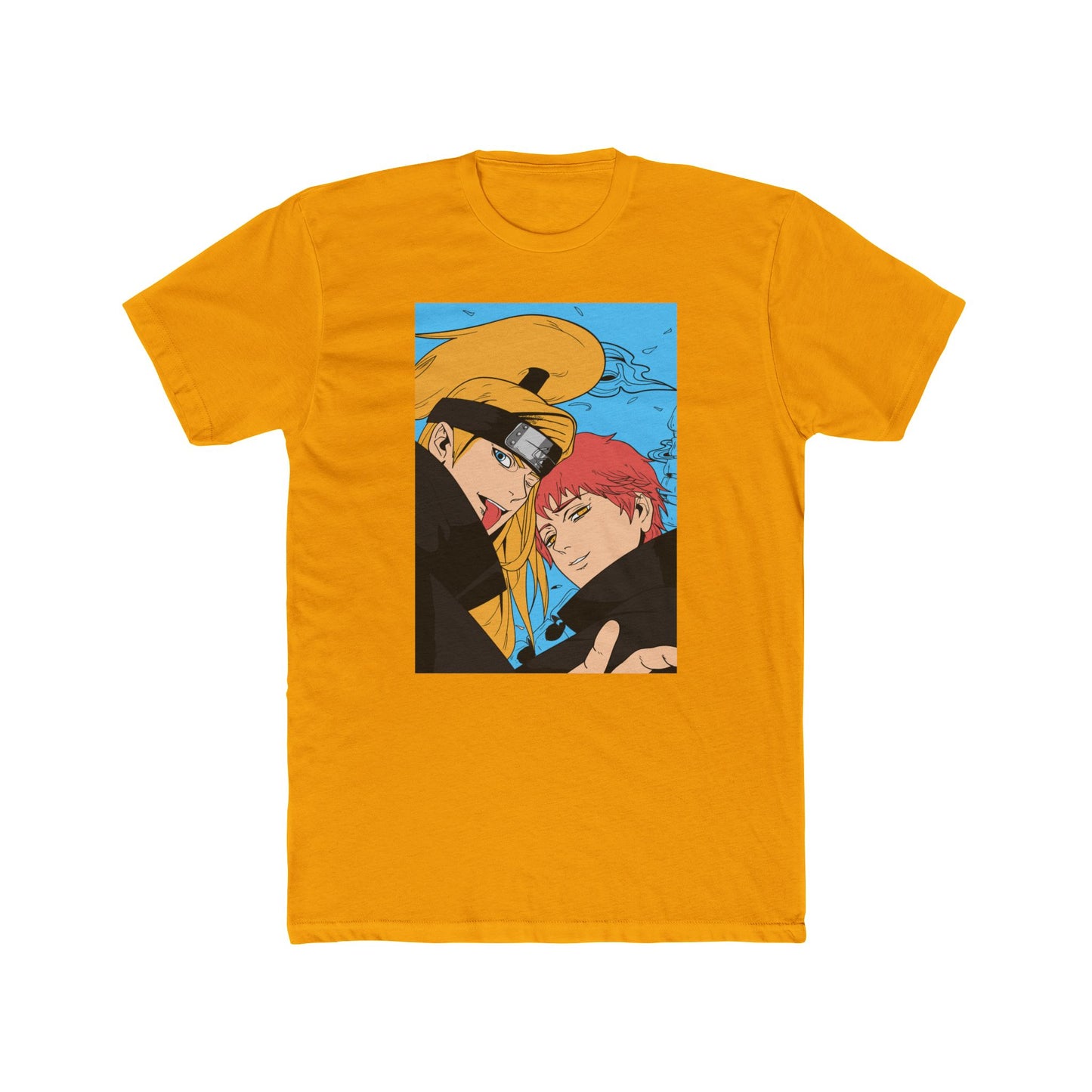 Anime Friends Unisex Cotton Crew Tee - Naruto T-shirt Design for Fans - CreativeRino