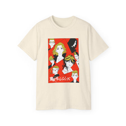 Anime Character Unisex Ultra Cotton Tee - Tokyo Revengers Perfect T-shirt for Fans! - CreativeRino