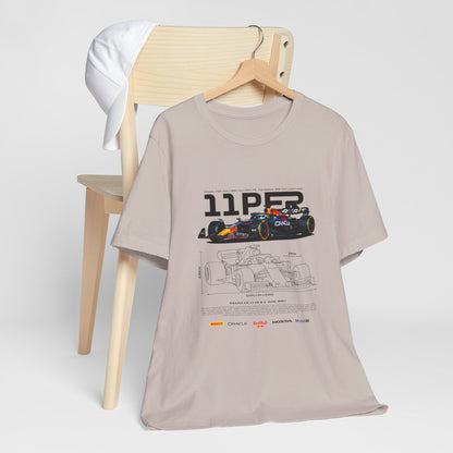 Sergio Perez F1 Racing-Inspired Unisex Short Sleeve Tee | Car T-shirt - CreativeRino