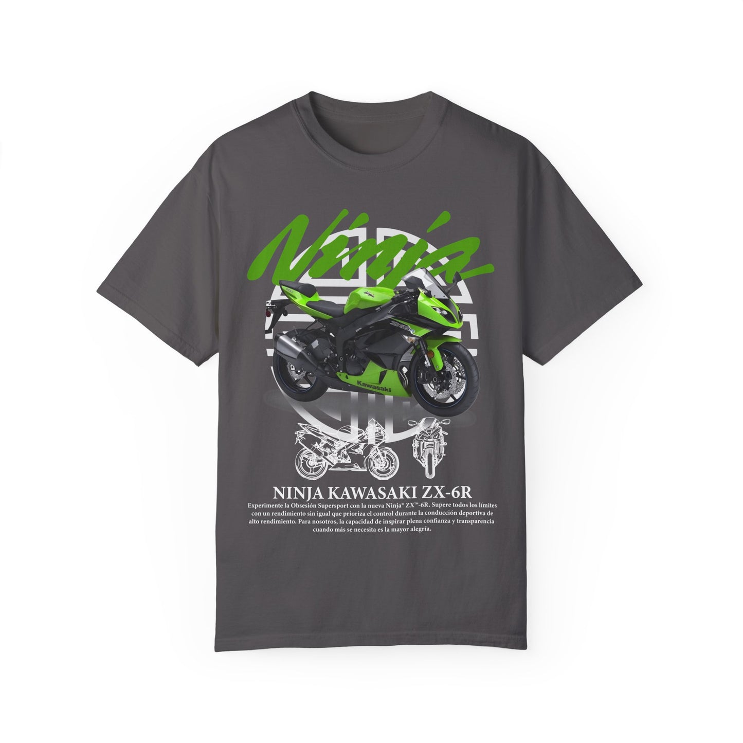 Ninja Kawasaki Z X-6R Unisex T-Shirt - Perfect for Motorcycle Enthusiasts - CreativeRino
