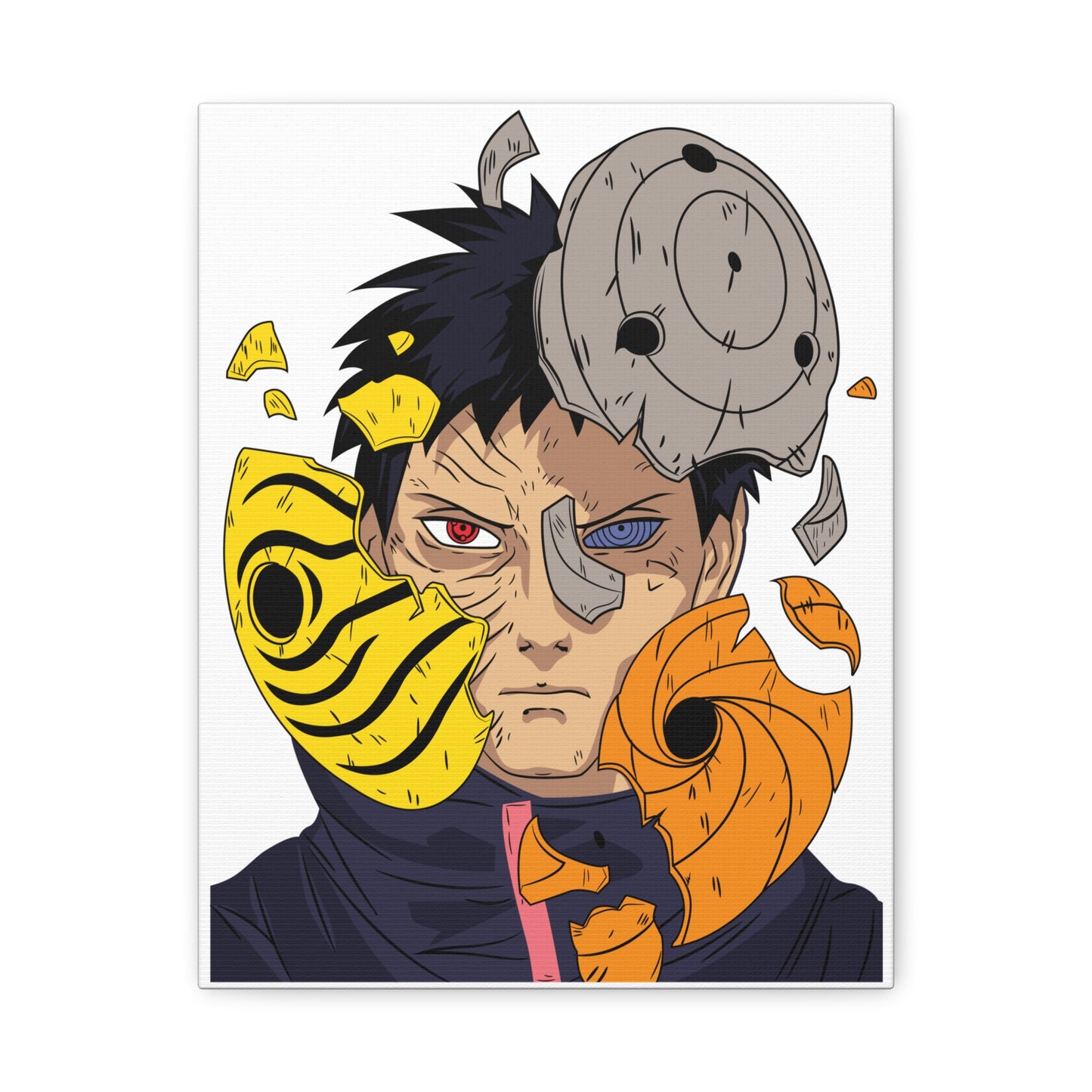 Anime Character Canvas Print - Naruto Abstract Art for Fans - CreativeRino