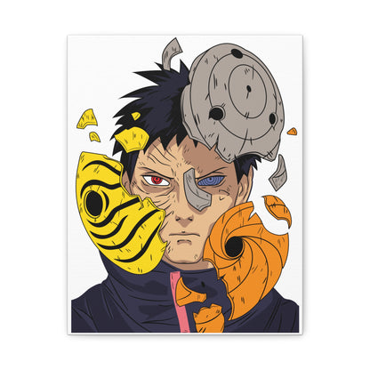 Anime Character Canvas Print - Naruto Abstract Art for Fans - CreativeRino