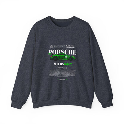 Porsche 911 RS Rawr Crewneck Sweatshirt - Perfect T-shirt for Car Enthusiasts - CreativeRino