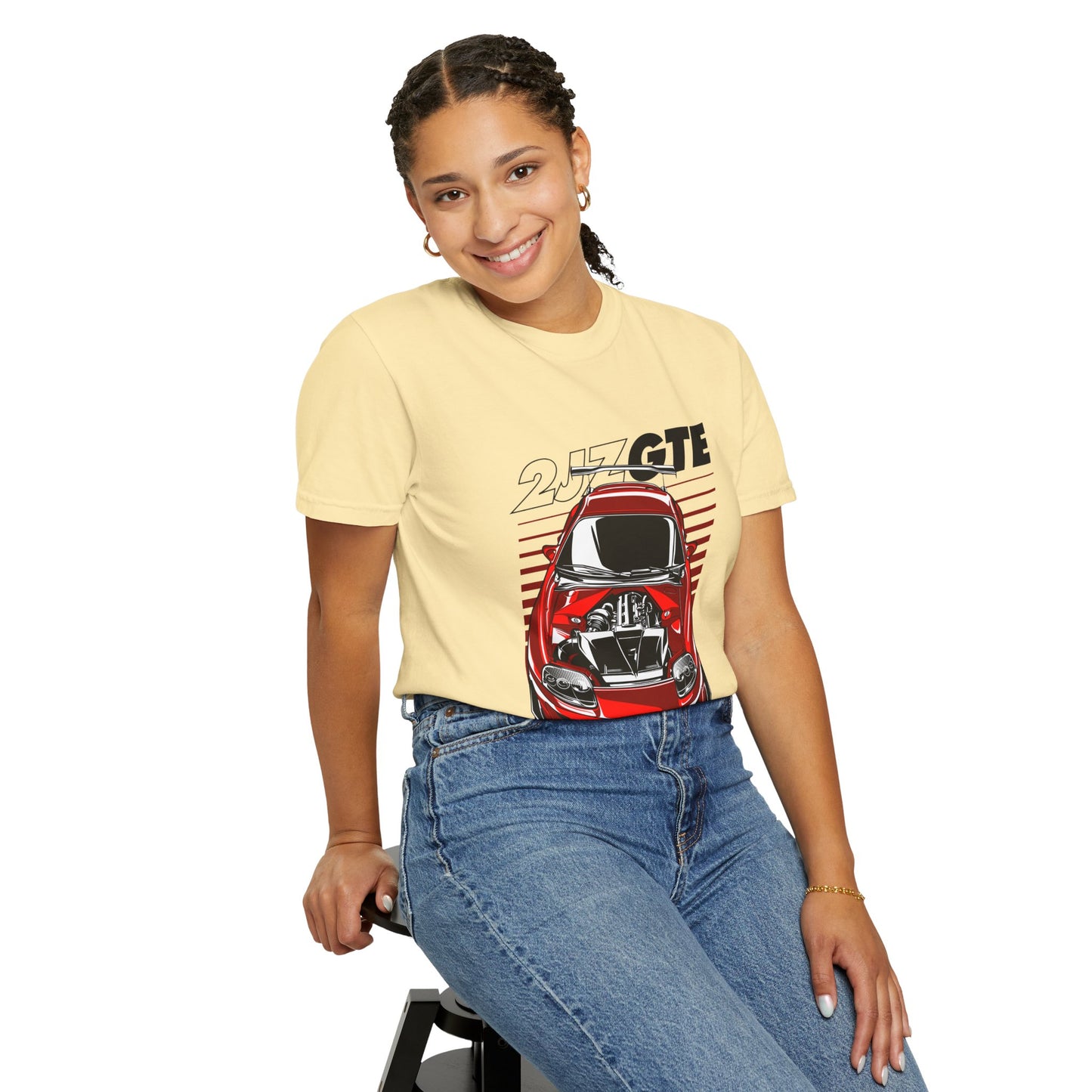 Toyota JZ Engine Car Graphic Unisex T-Shirt - Retro Car Classic Style - CreativeRino