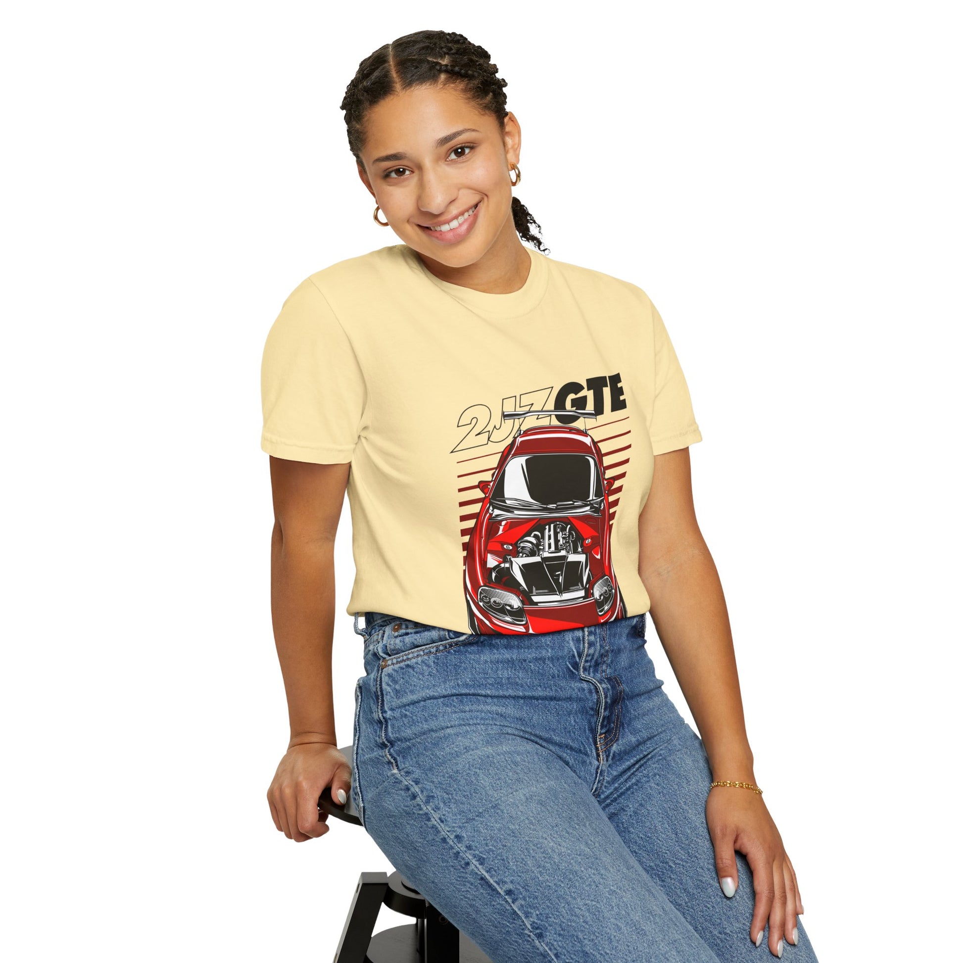 Toyota JZ Engine Car Graphic Unisex T-Shirt - Retro Car Classic Style - CreativeRino